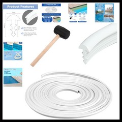 60 ft Swimming Pool Liner Lock Roll Pool Bead Lock White Pool Liner Bead Wedg…