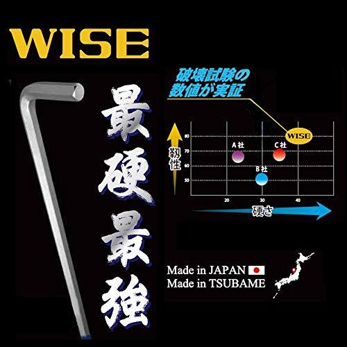 WISE Super Ball Wrench LL No.2000 SBL-50 5.0mm Chrome Vanadium Steel gallery