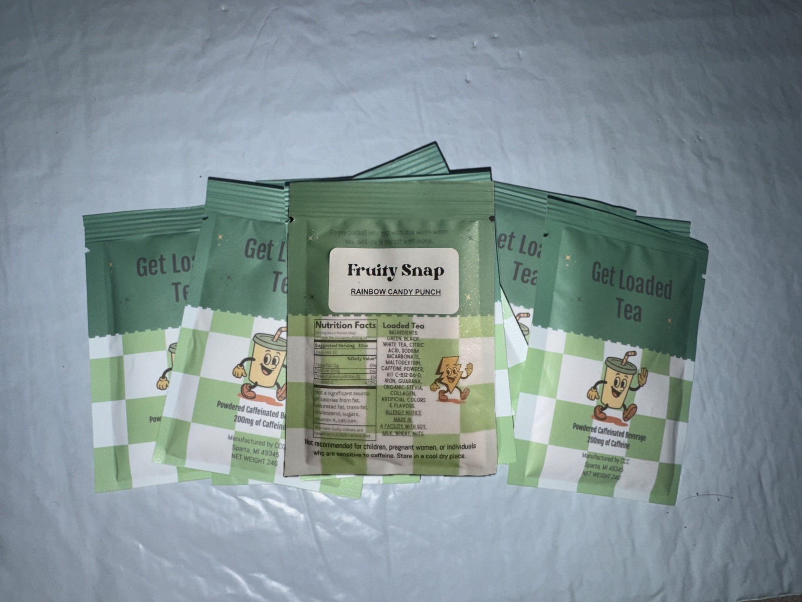 Ccc Loaded Teas fruity snap flavor 10 Pack lot Coffee Candles And Chaos gallery