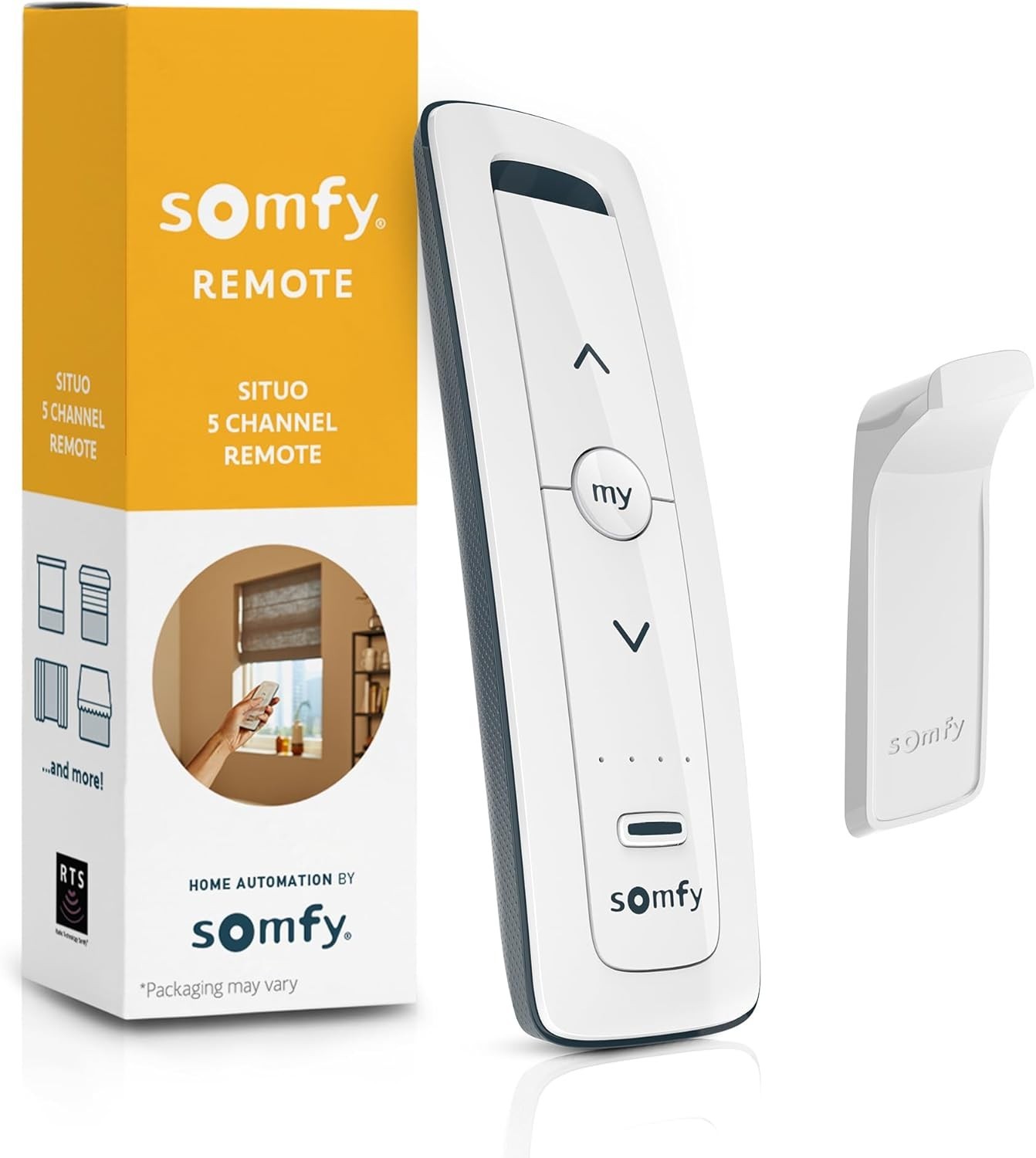 Somfy Situo® 4 RTS Transmitter II- 5 Channel Remote, in WHITE #1870575 gallery