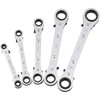 Ironton Ratcheting Box End Wrench Set, 5-Pc., AISI 1045 Steel, Fine-Tooth, SAE gallery