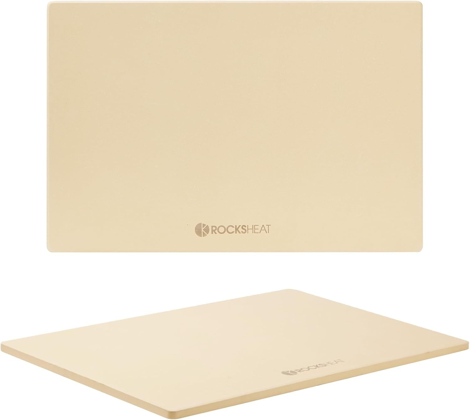 Rocksheat Pizza Baking Stone Yellow Cordierite Extra-Large for Oven Grill BBQ gallery