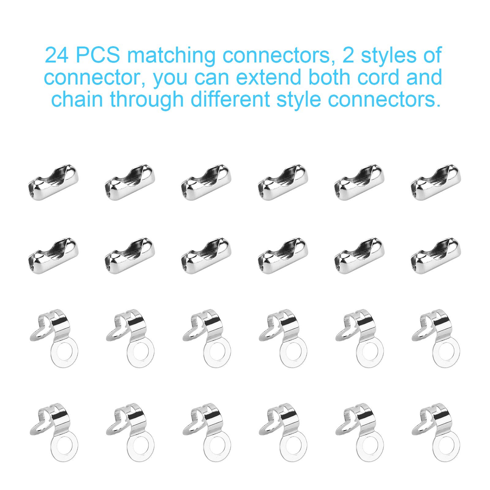 200 Inch Ceiling Fan Pull Chain, (Upgrade Rust Proof) 3.2mm Beaded Pull Chain... gallery