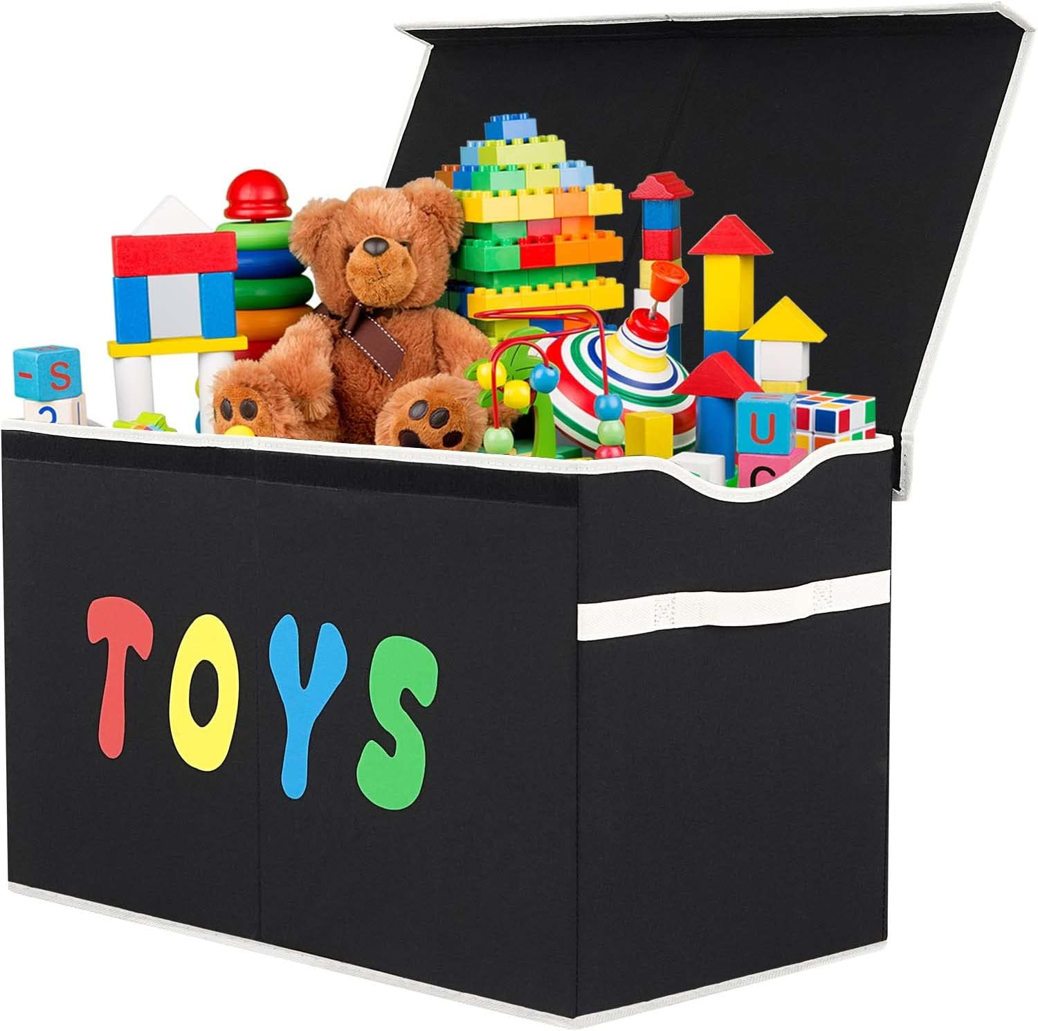 YOLOXO Toy Box Chest, Collapsible Sturdy Storage Bins with Lids, Extra Large Kid gallery