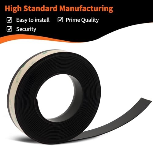13.12FT Front Rear Side Rubber Seal Strip Car Door Window Trim Self Compatible gallery