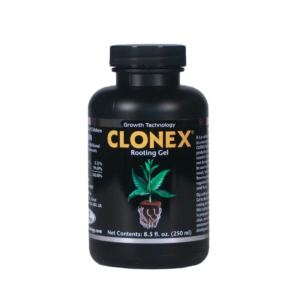 Clonex Rooting Gel - High-Performance Rooting Compound for Plant Cuttings, Conta