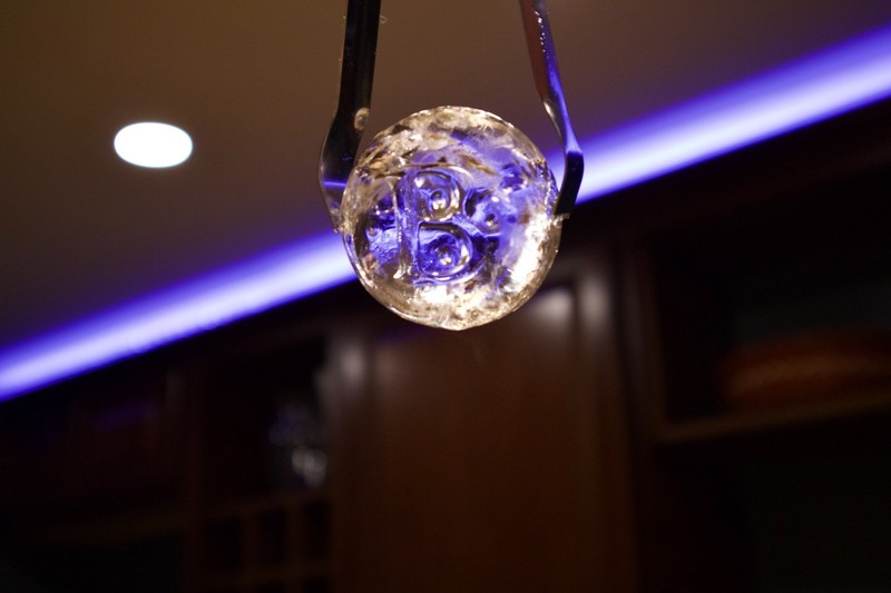 Personalized Ice Ball Press w/ Monogram - Whiskey Ice Sphere Mold Cocktail Kit gallery
