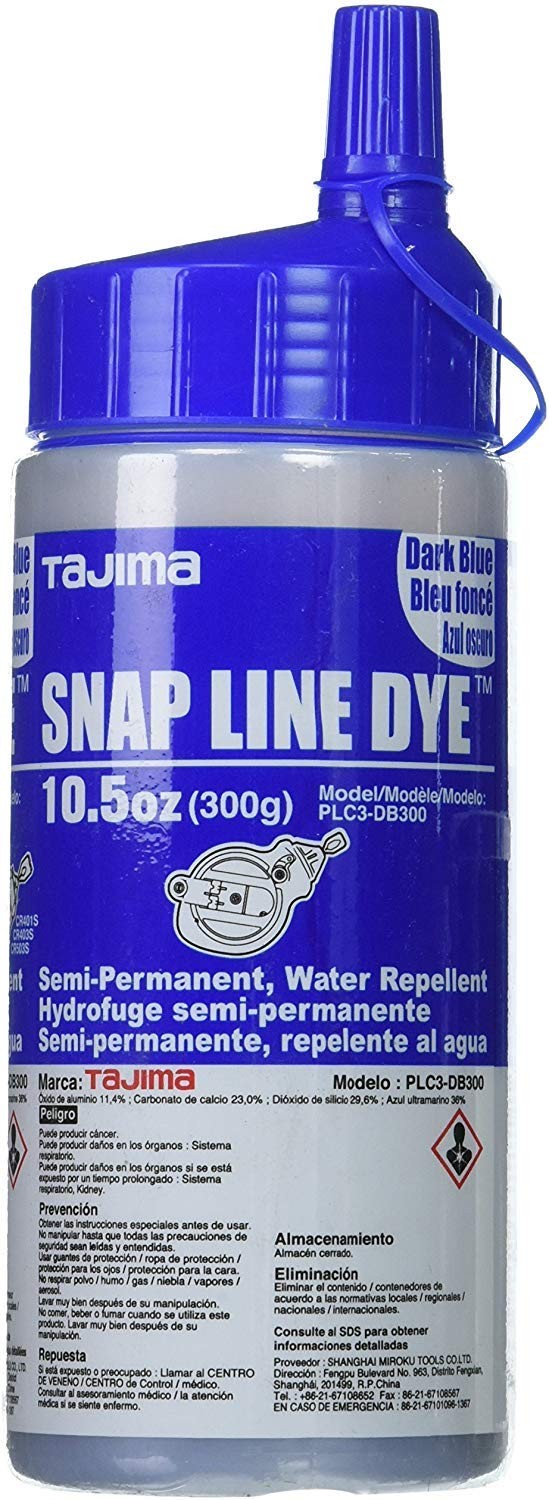 TAJIMA Marking Chalk - Dark Blue 10.5 oz (300g) Semi Permanent oz, gallery