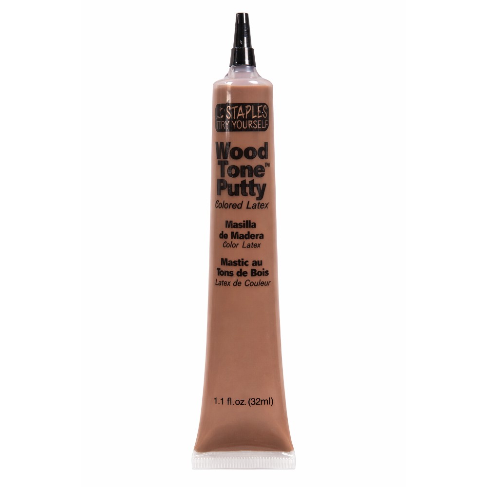 Staples 835 Red Mahogany/Cherry Indoor/Outdoor Colored Wood Latex Putty 1.05 oz. gallery