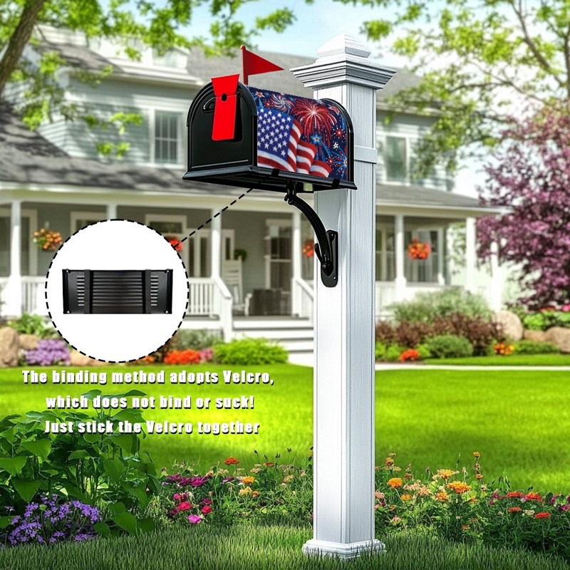 Magnetic American Flag Independence Day Series Mailbox Cover 18*21 in gallery