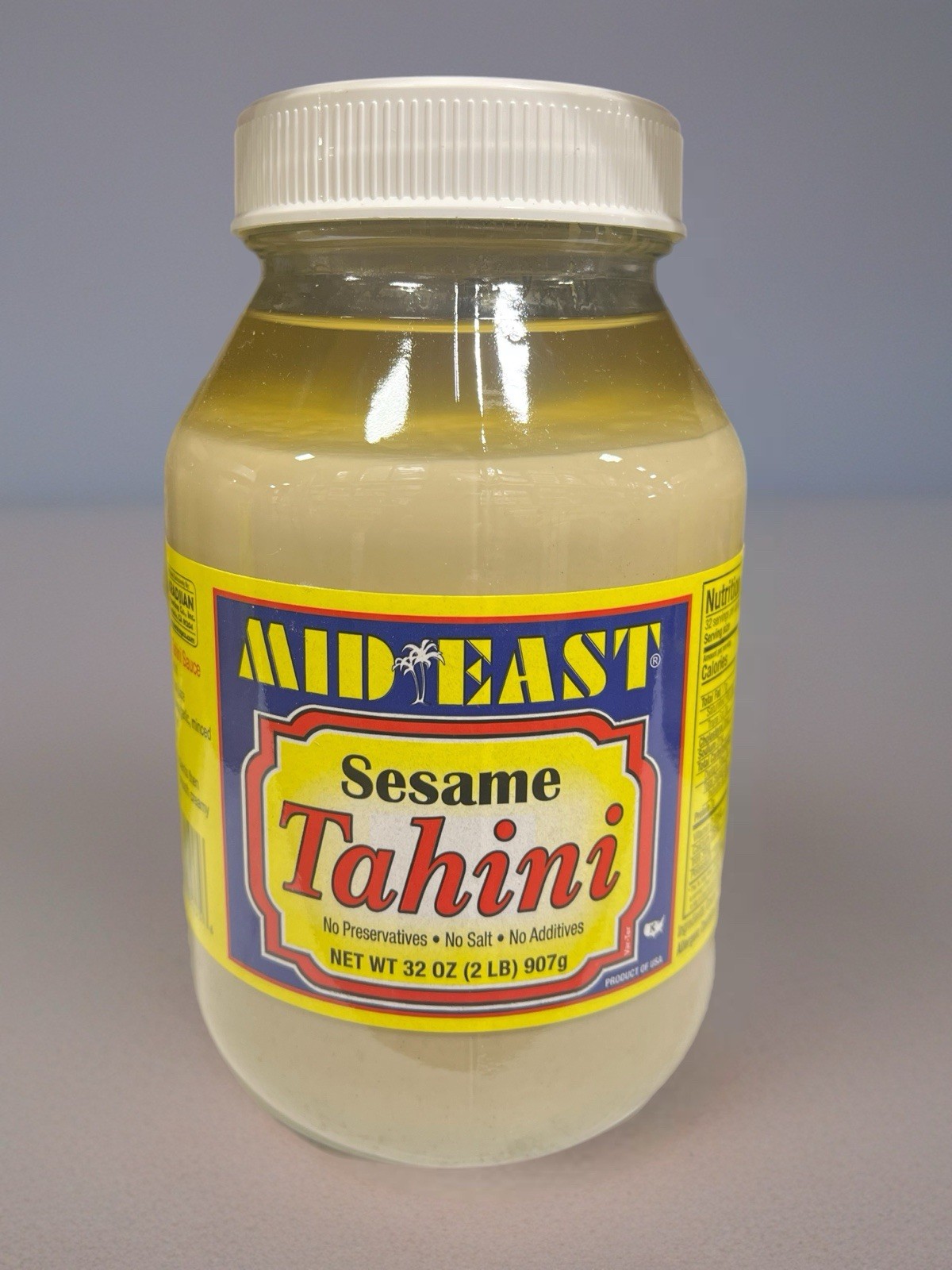 Mid East Sesame Tahini 32oz (2lb) gallery