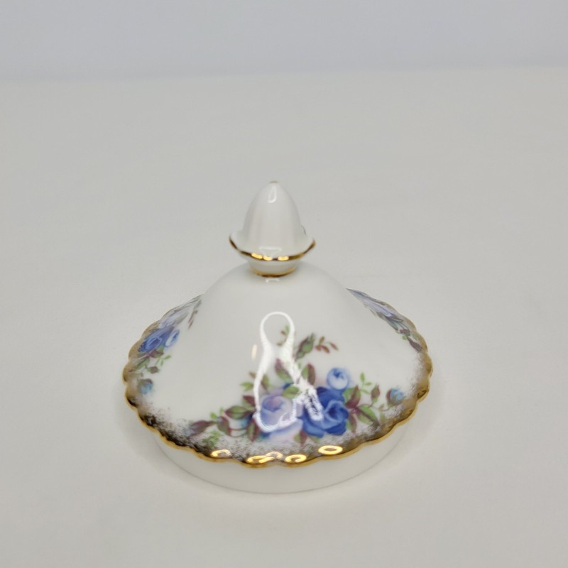 Vintage Royal Albert Moonlight Rose Bone China Creamer & Lidded Sugar Set gallery