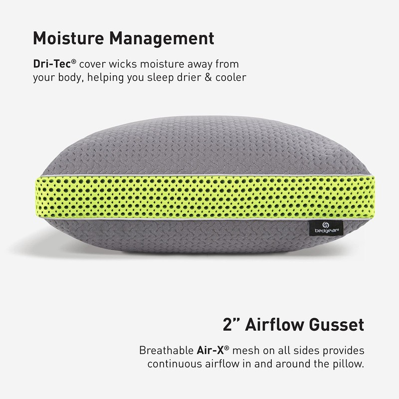 Multi-Position Performance Pillow, Medium Soft Cooling Pillow for Back, Side ... gallery