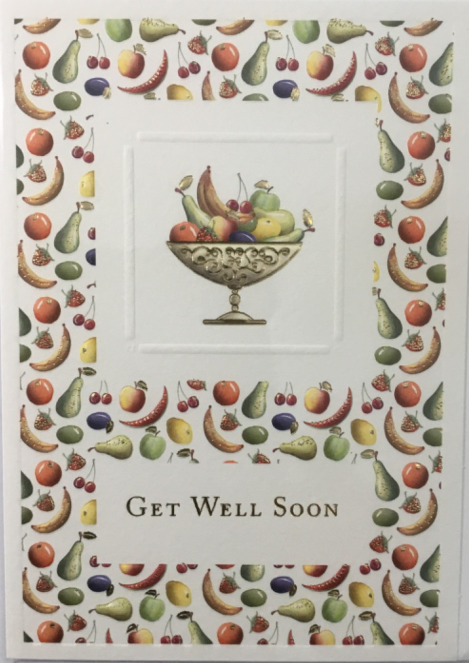 Quire Publishing- Get Well- Fruit- Embossed,Foil- Netherlands gallery