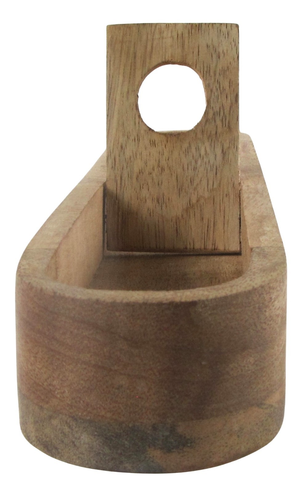 Creative Co-Op Mango Wood Cracker Tray Rustic Farmhouse Breadstick Holder gallery
