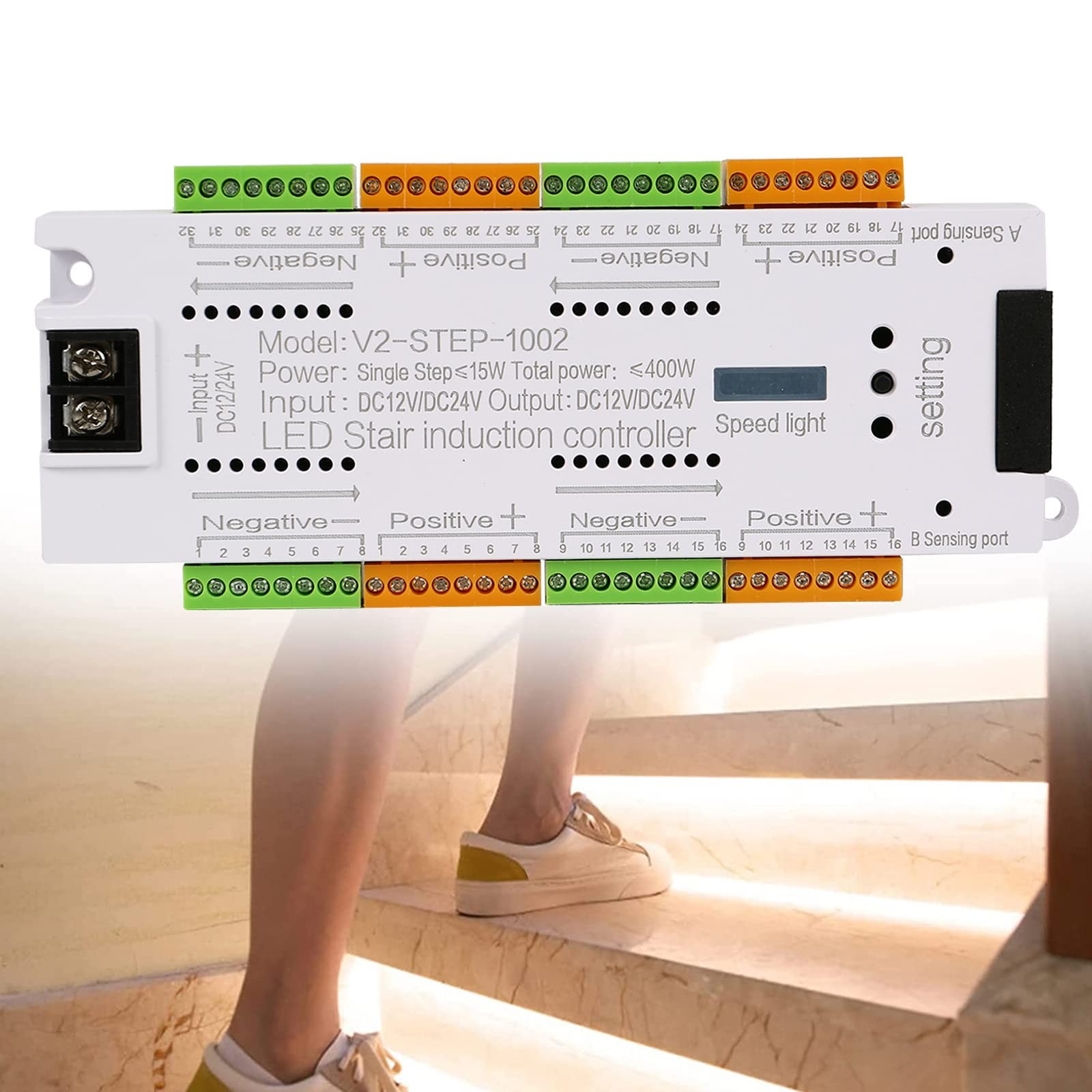 Motion Sensor Led Stair Light Controller Stairway Lighting Controller 32 Channel gallery
