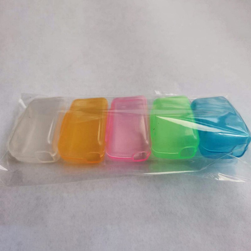 100Pcs/set Toothbrush Headgear Colorful Portable Tooth brush Cover Tooth Brush gallery