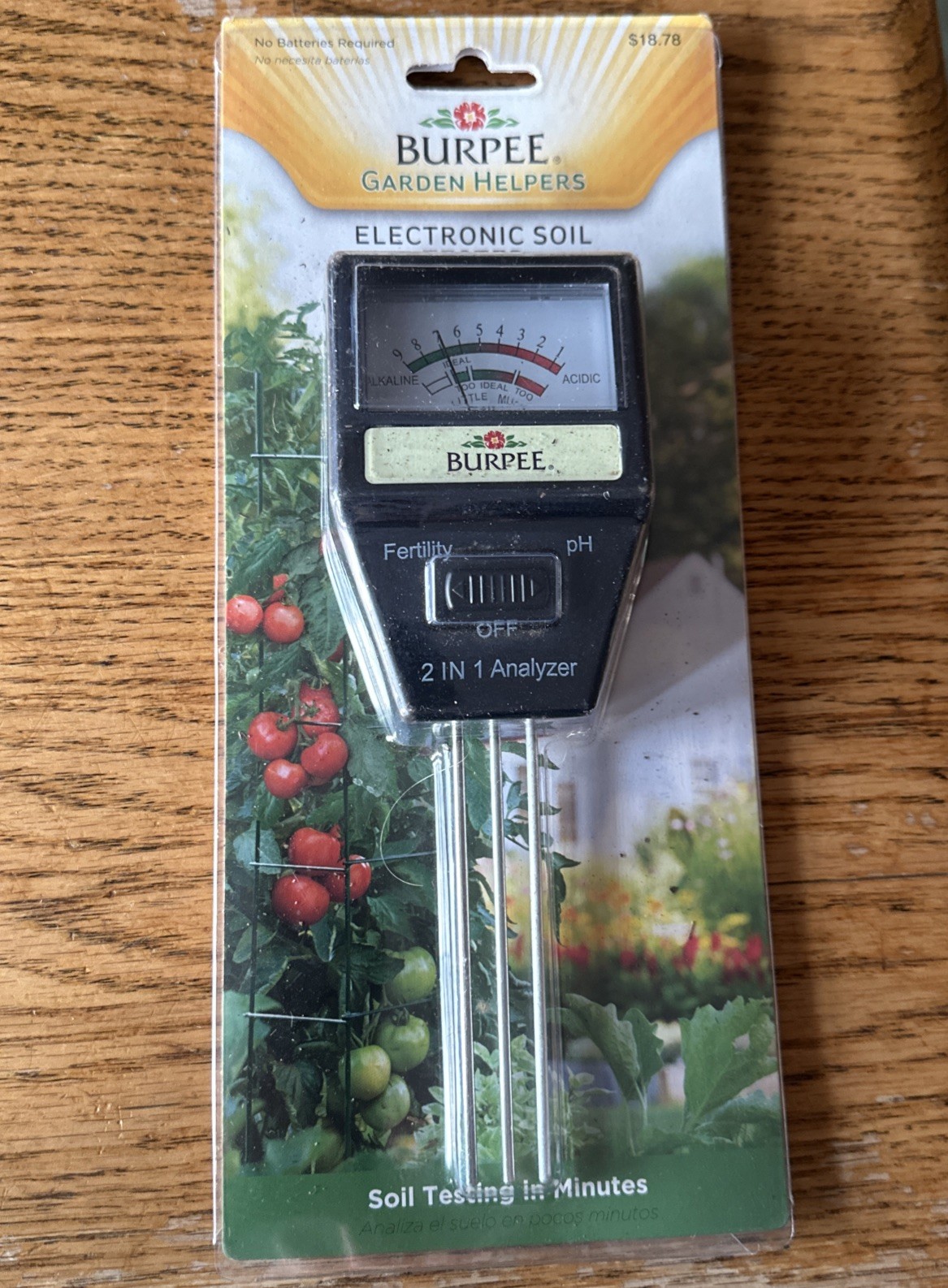 Burpee Electronic Soil Tester For pH And Fertility Testing No Batteries Required gallery
