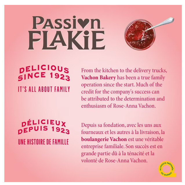 Vachon Passion Flakie Apple-Raspberry Flaky Pastries, 305g gallery