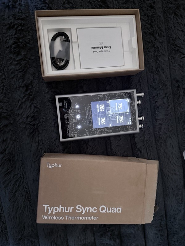 Typhur Sync Quad Wireless Thermometer, 6 Sensors, 4 Probes, WiFi Model: WT08 gallery