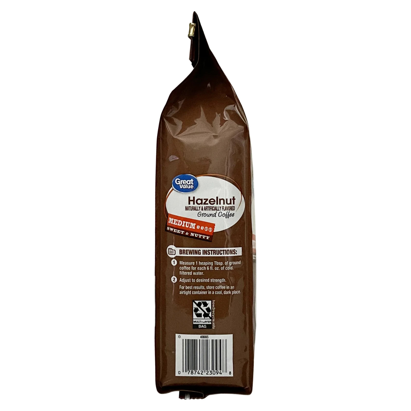 Great Value Hazelnut Medium Roast Ground Coffee, 12 oz Bag gallery