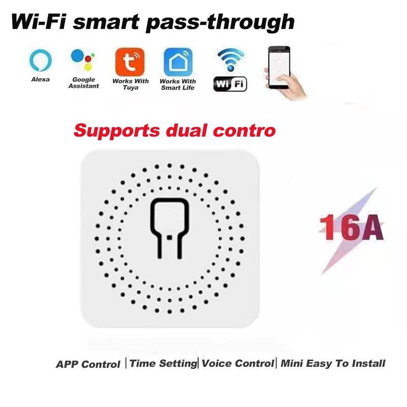 WiFi Smart Switch for Home Automation - Compatible with APP & Voice Controls gallery