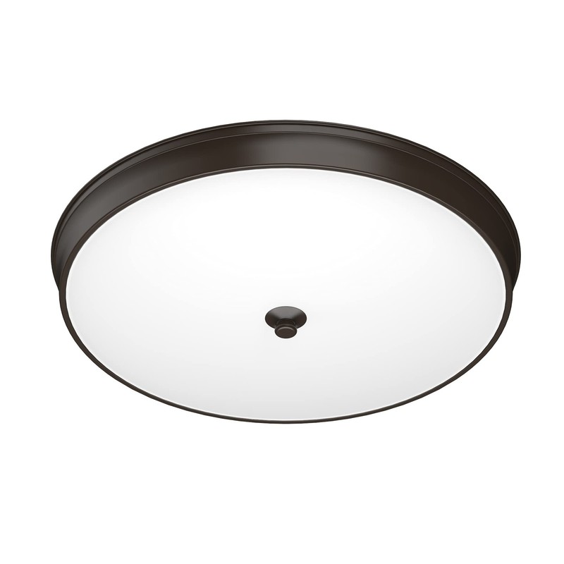 DYMOND LED Ceiling Light 14" Dimmable Flush Mount Espress Brown) gallery