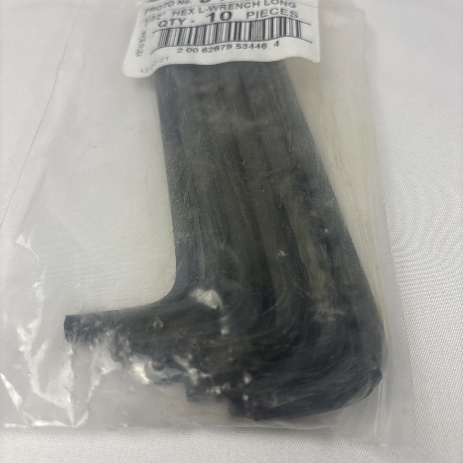 PROTO 7/32" Long Arm Hex L-Wrenches, Lot of 10pc Made In USA - NEW gallery