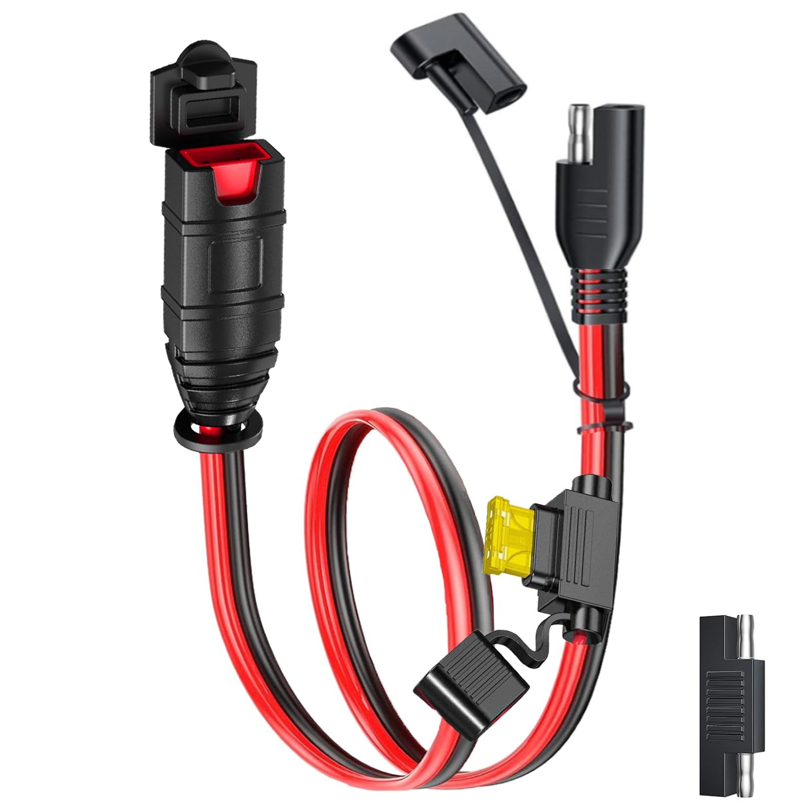 KarlKers 1FT SAE Extension Cable for NOCO Genius Battery Chargers, 16AWG with 20 gallery