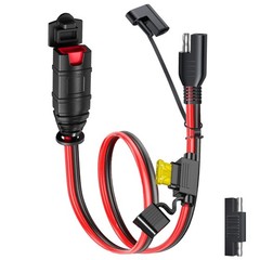 KarlKers 1FT SAE Extension Cable for NOCO Genius Battery Chargers, 16AWG with 20