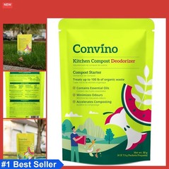 Compost Starter Accelerator 4 Packets Reduces Odors Indoor Outdoor Waste 75lb