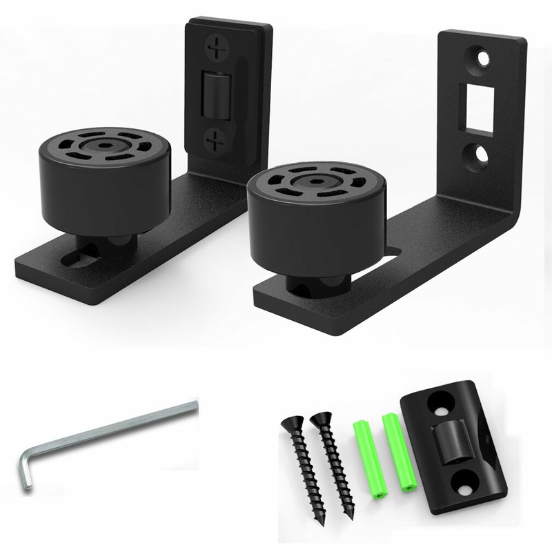 CCJH Adjustable Wall Mount Floor Guide For Sliding Barn Wood Door, 1PC gallery
