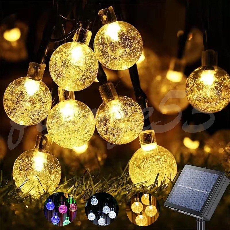23Ft 50 LED Outdoor Solar Powered String Lights for Patio Yard Porch Party Decor gallery