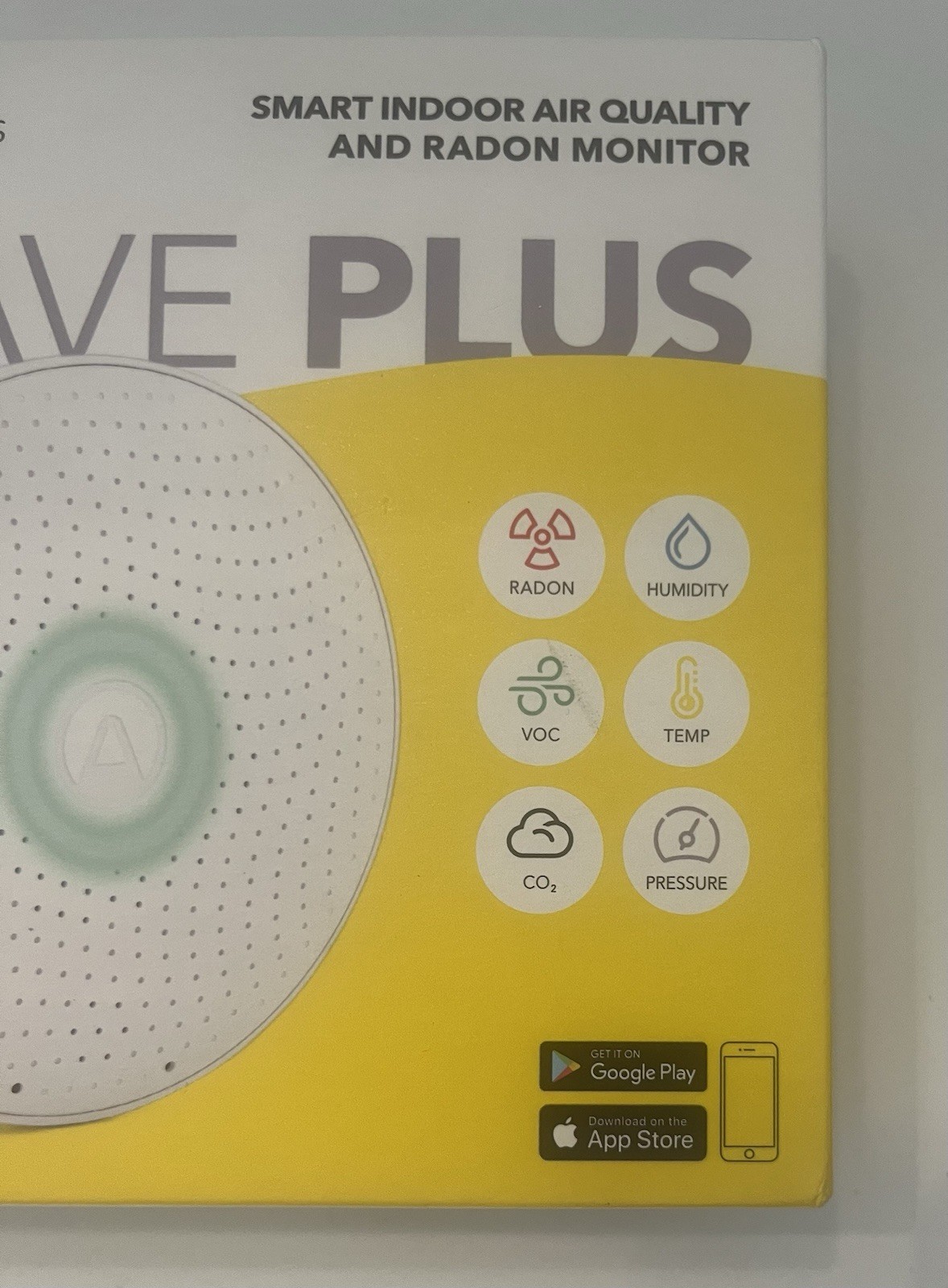 Airthings Wave Plus 2930 - Radon & Air Quality Monitor CO2 VOC New gallery
