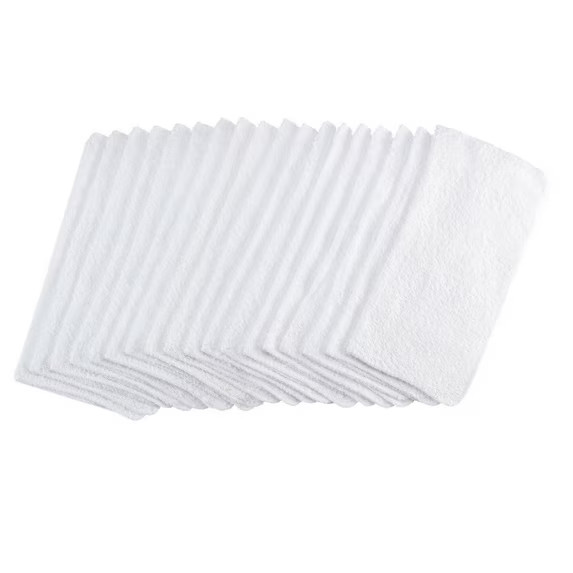 Mainstays 18-Pack Washcloth Bundle, White gallery