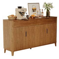 63″ Large Buffet Sideboard with Storage, 31″ Tall Kitchen Buffet Storage Cabinet