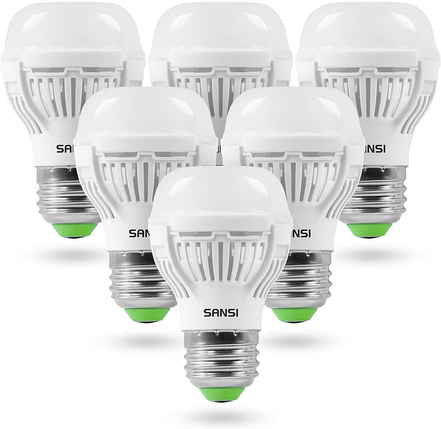 SANSI 60W Equivalent LED Light Bulb 4/6Pack 900LM 4000K Cool White 9W Home Lamp gallery