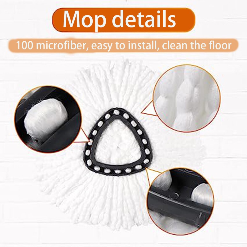 Reusable 360 Degree Replacement Mop Head, For Vileda O-Cedar Ultramat Mop Pads. gallery
