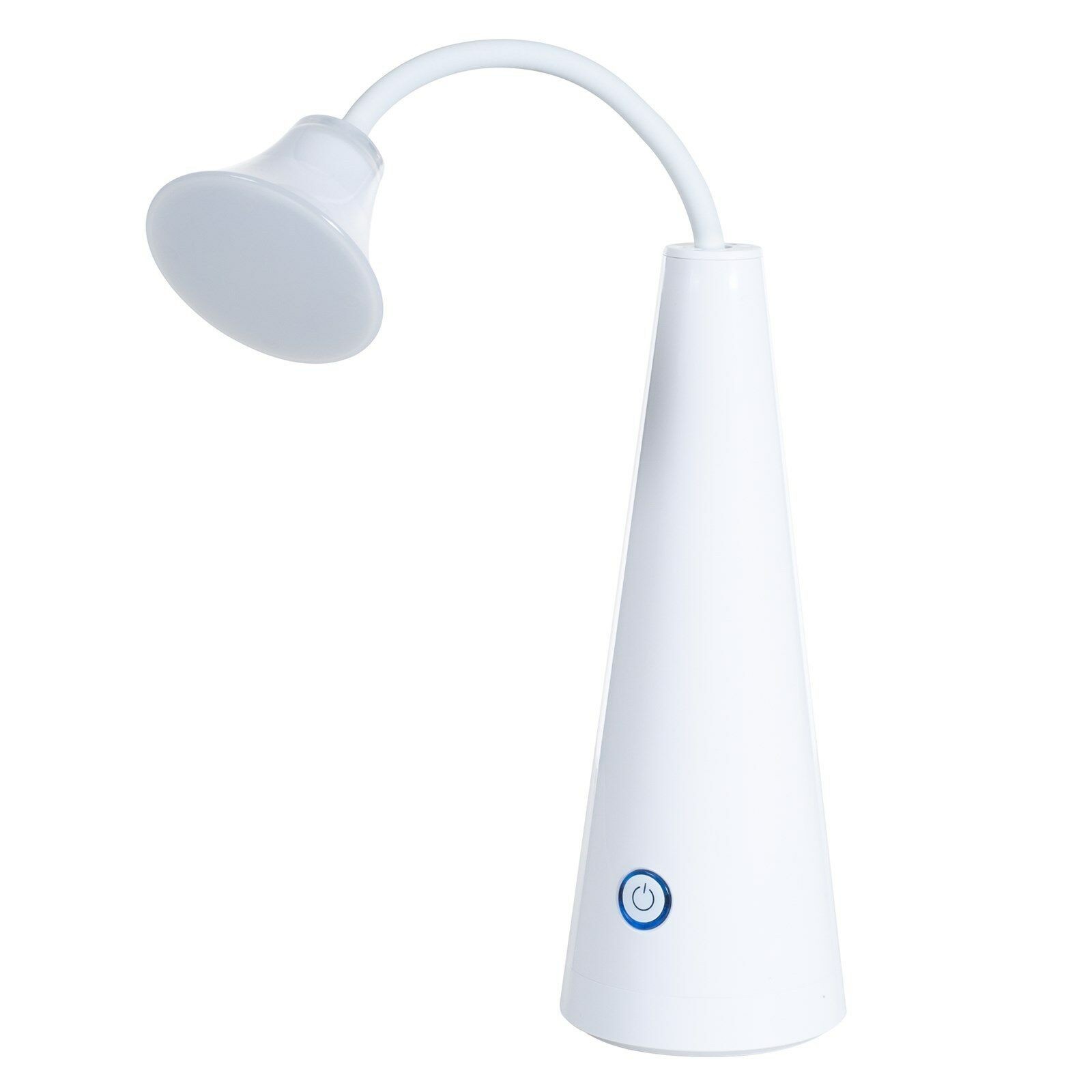 Lavish Home Contemporary LED Desk Lamp - White Gooseneck gallery
