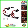 Bates 1FT SAE Quick Connector Harness, 12AWG, Waterproof 2-Pack for Secure Power gallery
