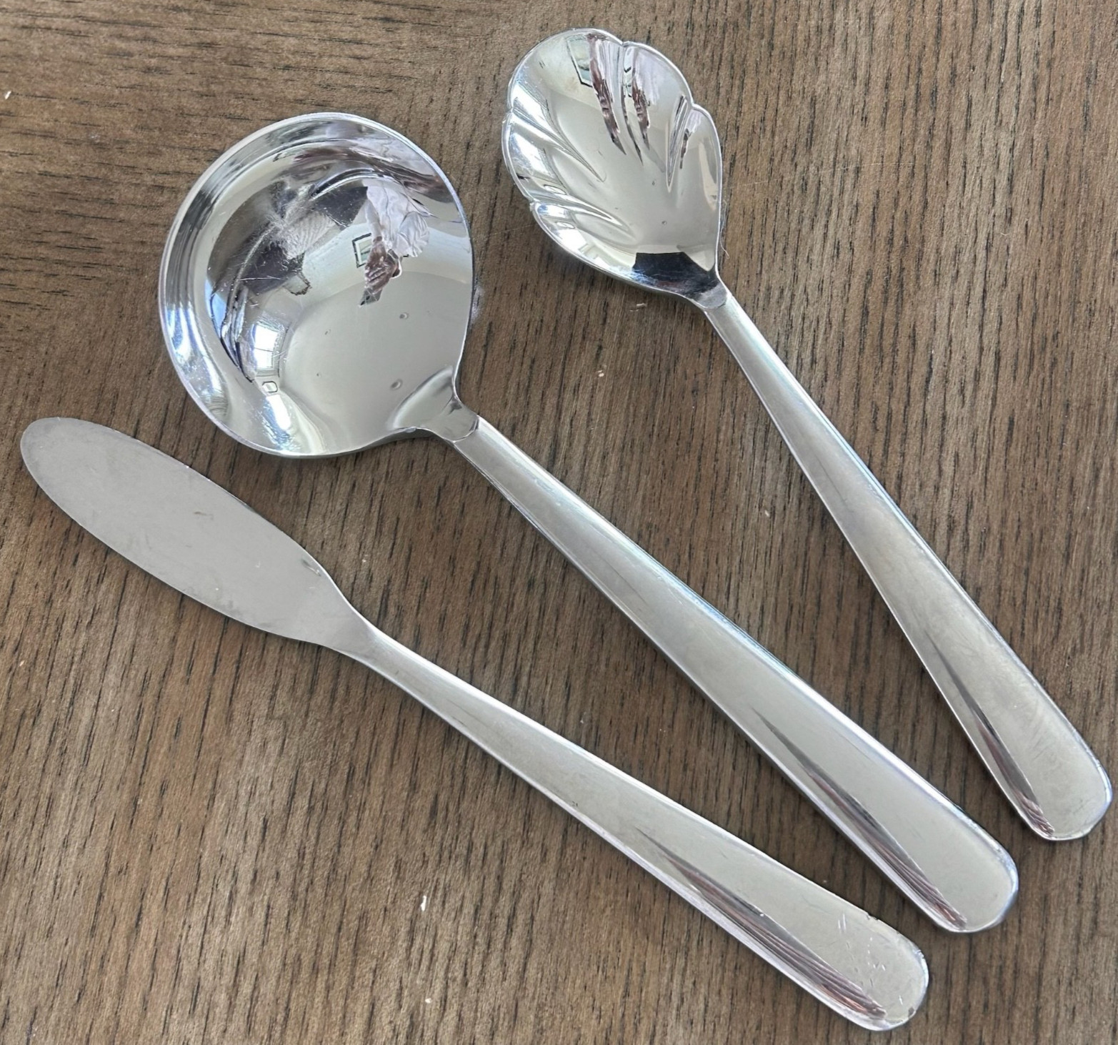 Sets Splendide STRAND 18/8 Stainless Flatware Korea Fork Knife Spoon You Choose gallery