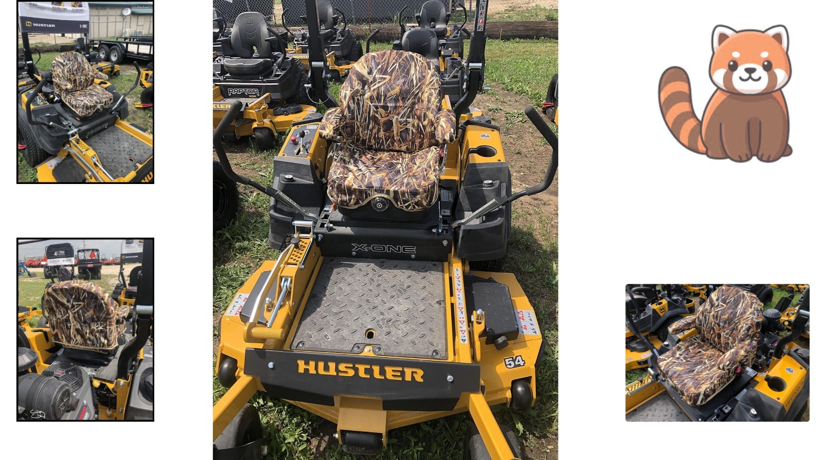 Hustler Fastrak Custom Seat Covers - Waterproof, Machine Washable Camo Design gallery