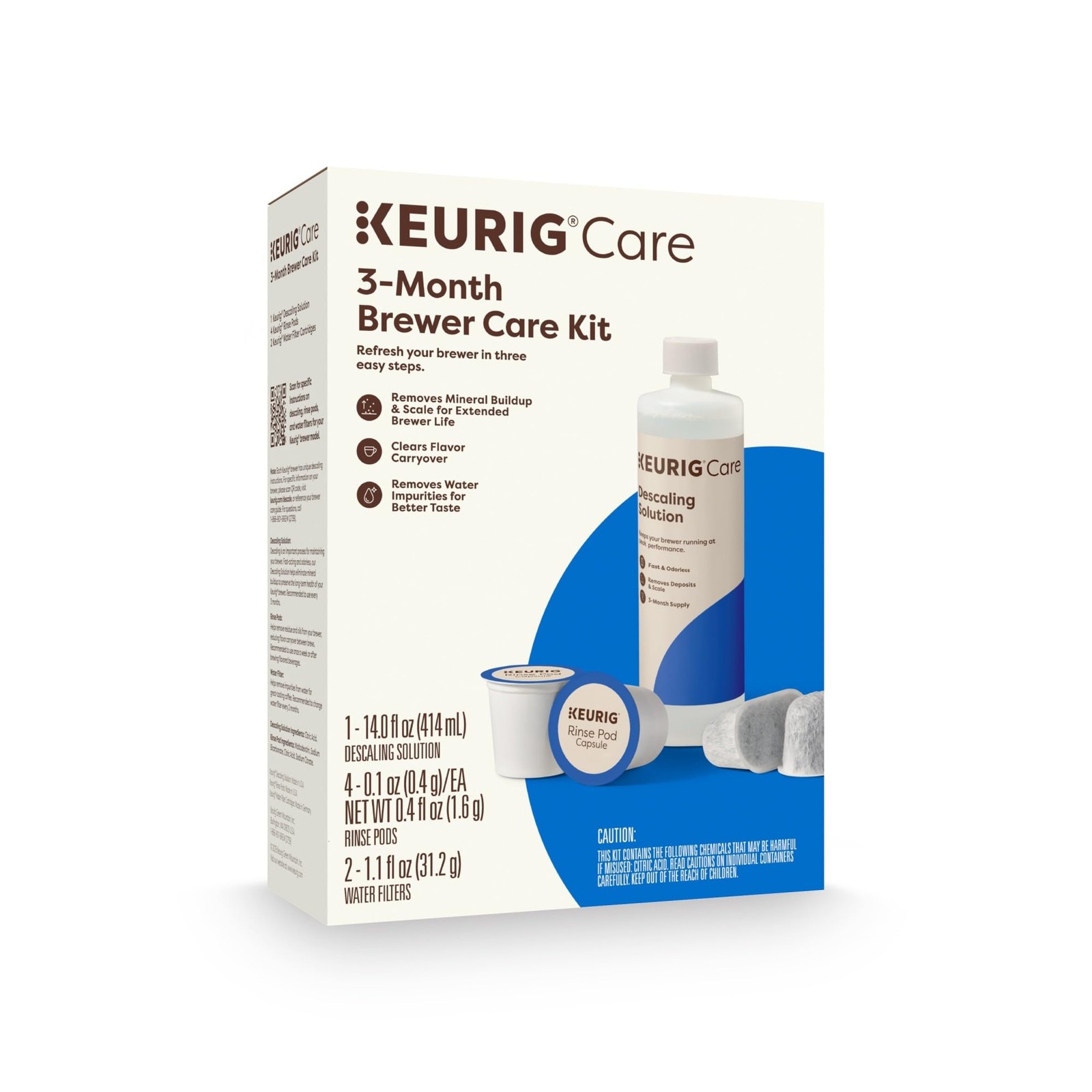 Keurig 3-Month 1 Count (Pack of 1), Works with all K-Cup Pod Coffee Makers gallery