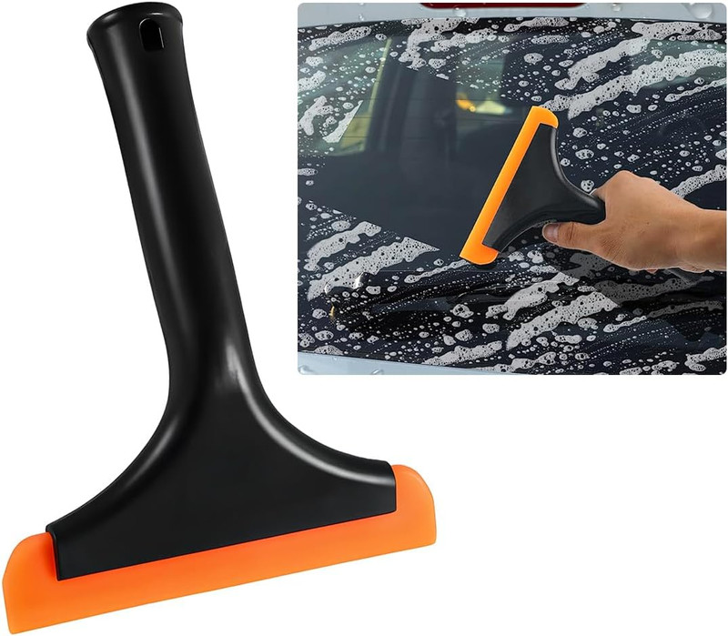 Small Rubber Window Squeegee Auto Windshield Water Blade Scraper for Car Home gallery