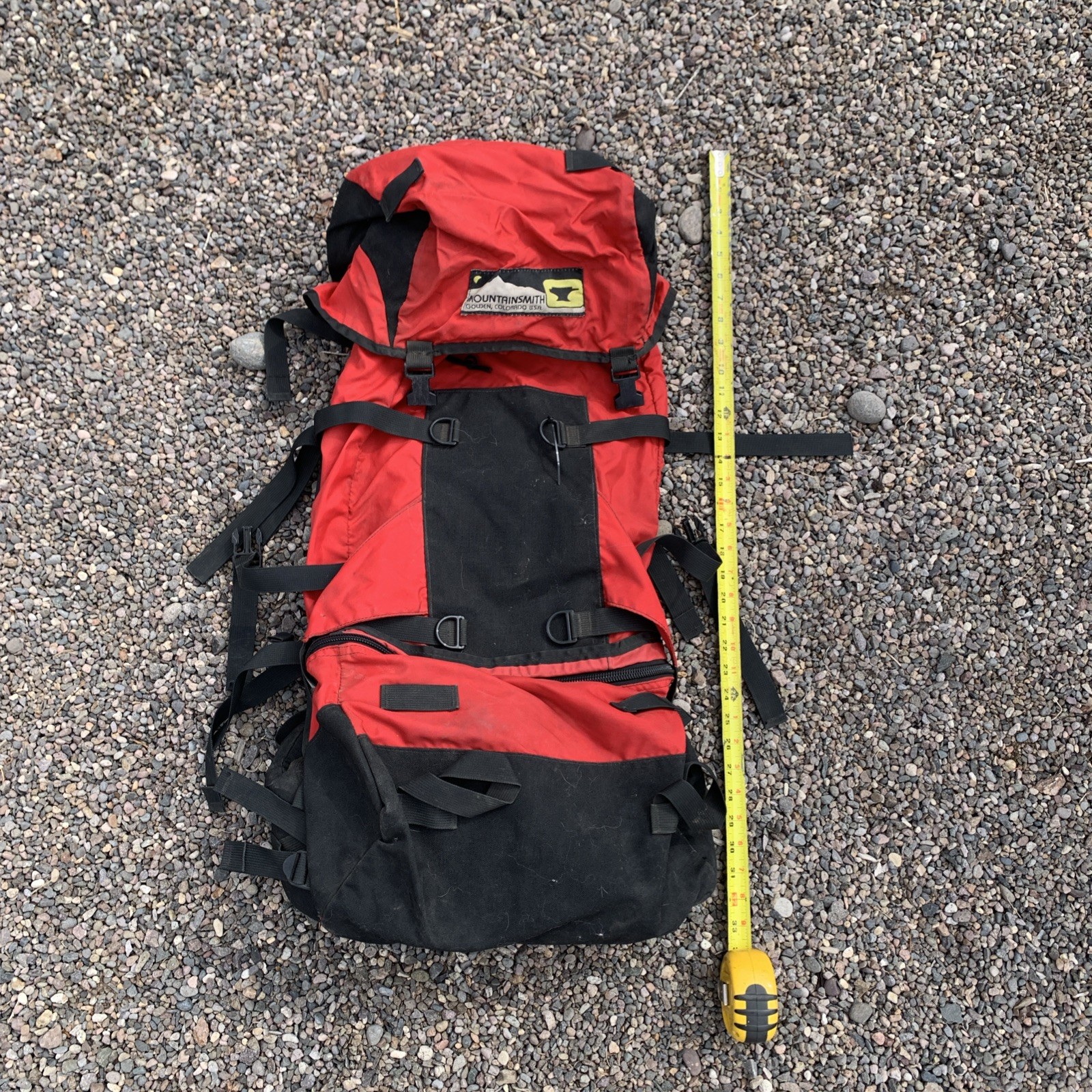 Mountain Smith Backpacking Backpack, Red Vintage