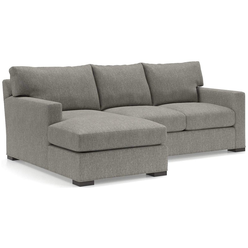Axis Reversible Queen Sleeper Sectional Sofa Chaise Lounge Air Mattress Grey gallery