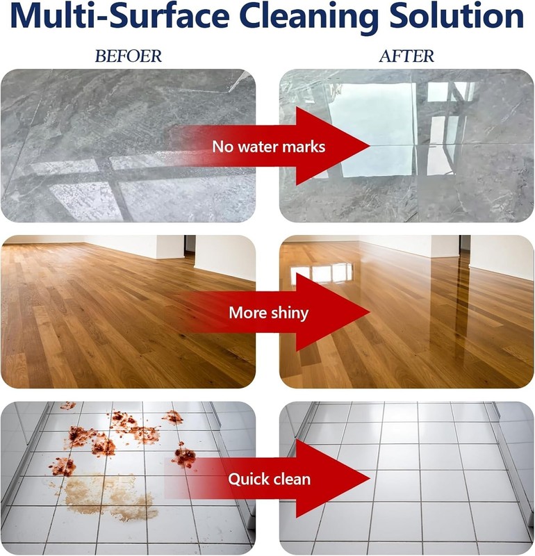 34 FL OZ Multi-Surface Floor Cleaner - Gentle & Effective for Roborock & Tineco gallery