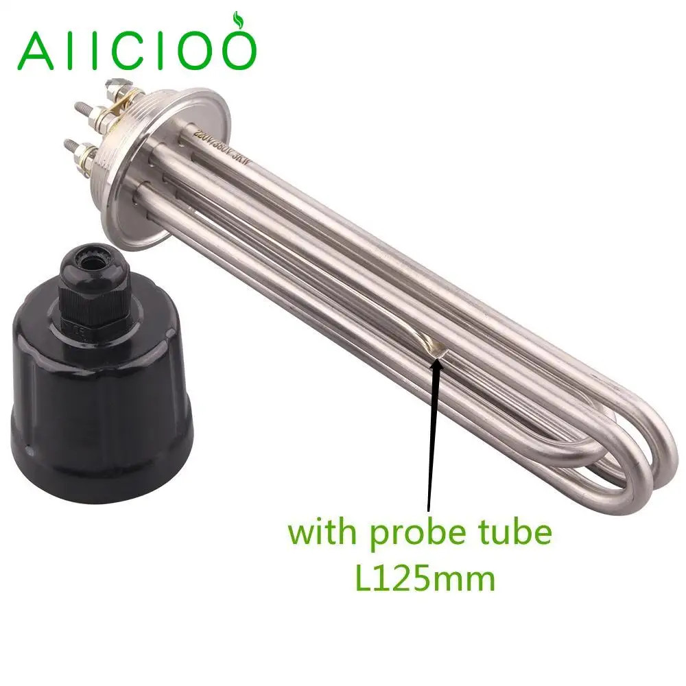 Tri Clamp Heating Element 2in 3KW 3750W 4.5KW 6KW 9KW Immersion Heater SS Tube gallery