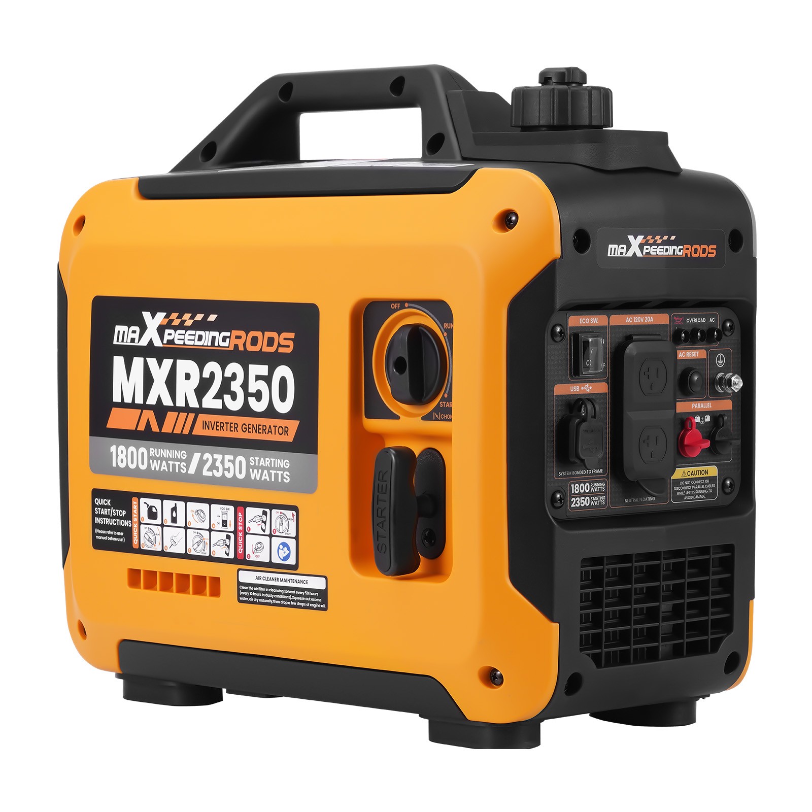 2KW15kg Portable Gasoline Inverter Generator Eco Quiet For Outdoor Party RV gallery