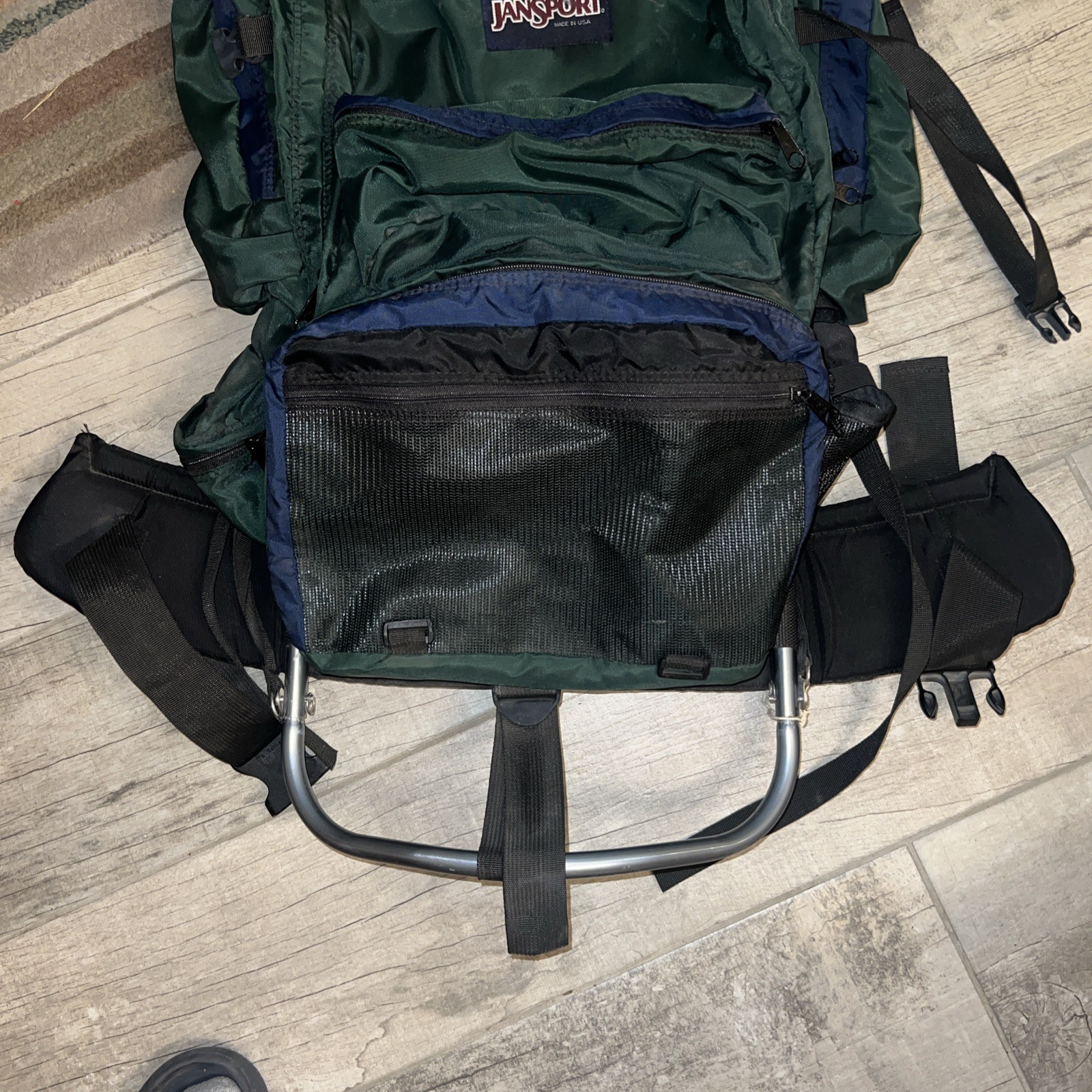 Vintage  JanSportExternal Frame Backpack Hiking Lightweight Nice 3
